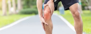 douleur de tendinite du genou chez un coureur