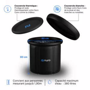 dimensions du bain froid nuro core