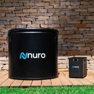 bain glacé nuro core pro + flow à l'extérieur