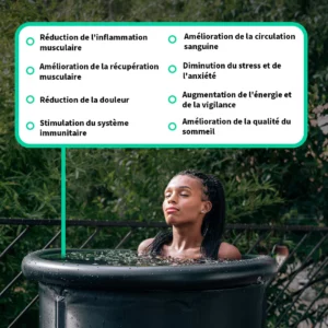 bienfaits d'un bain glacé de la marque jolt ice bath