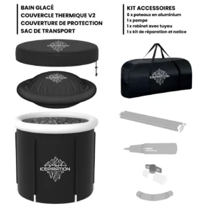 accessoires vendus avec le icepiration ice bath