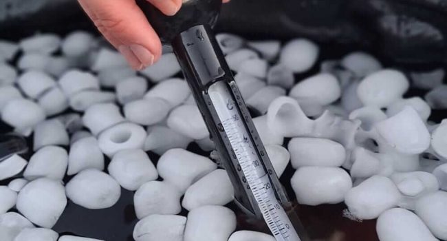 température bain glacé